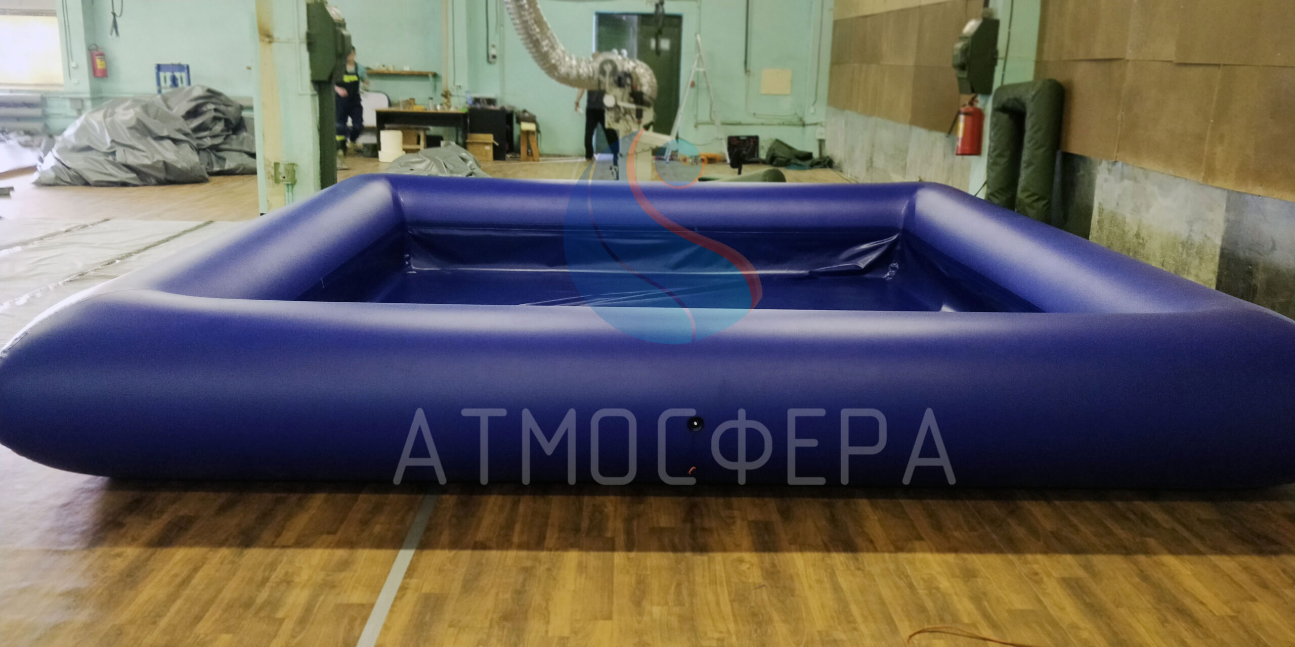 Бассейн надувной квадратный